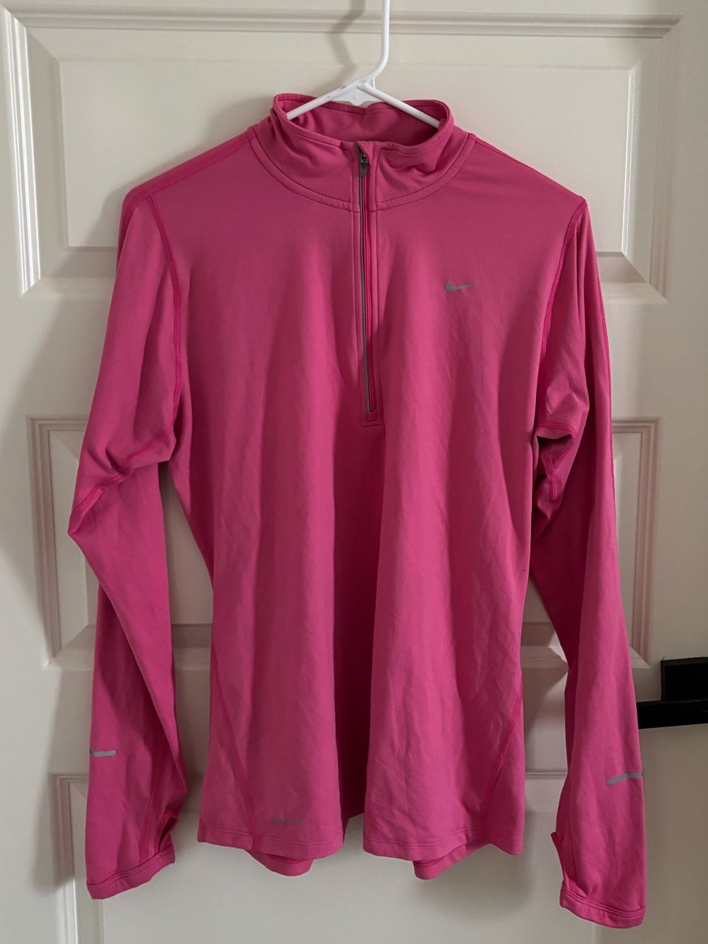 Nike Pink Dri-FIT Running Quarter-Zip Pullover